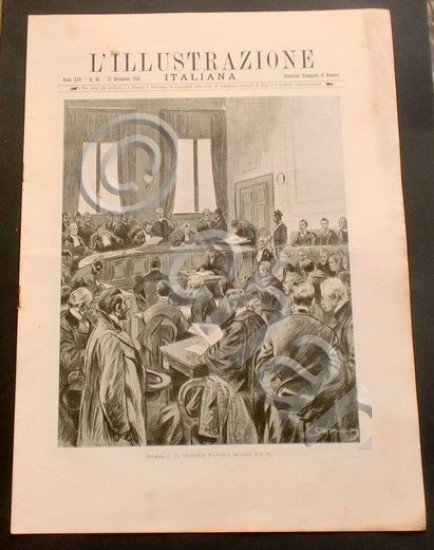 L'illustrazione Italiana - Il processo Favilla - N° 48 - …