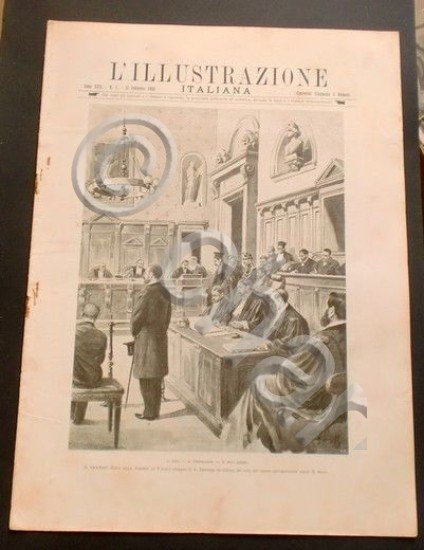 L'illustrazione Italiana - Il processo Zola - N° 7 - …