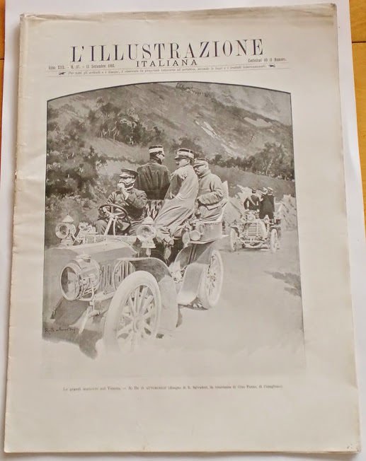 L'illustrazione Italiana - Il Re in automobile - N° 37 - Settembre 1903