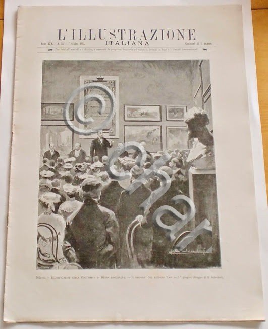 L'illustrazione Italiana - Inaugurazione Pinacoteca Brera - N° 23 - …