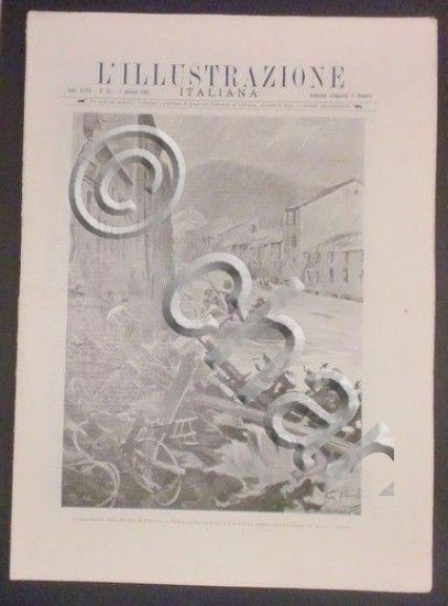 L'illustrazione Italiana - Inondazioni Riviera di Ponente - N° 40 …