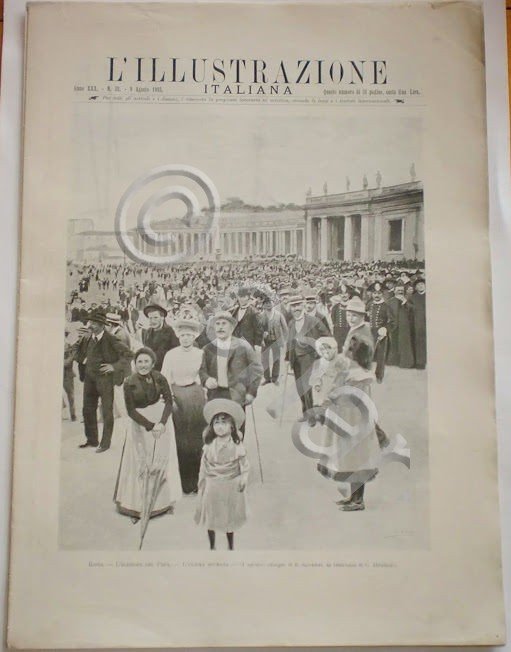 L'illustrazione Italiana - L'elezione del Papa - N° 32 - …