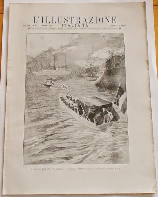 L'illustrazione Italiana - L'imbarco a Cherbourg - N° 47 - Novembre 1903