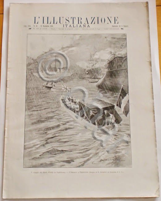 L'illustrazione Italiana - L'imbarco a Cherbourg - N° 47 - …