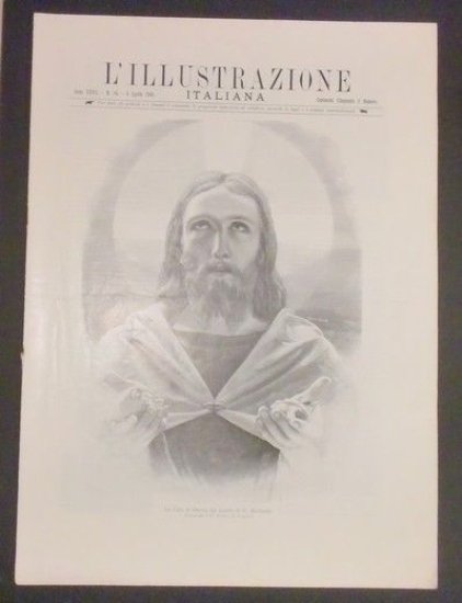 L'illustrazione Italiana - La Cena in Emaus - N° 14 - Aprile 1900