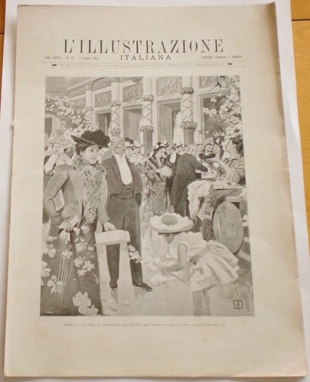 L'illustrazione Italiana - La fiera di beneficenza  - N° 22 - Giugno 1901