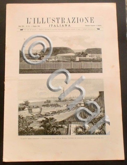 L'illustrazione Italiana - La guerra Ispano-Americana - N° 19 - …