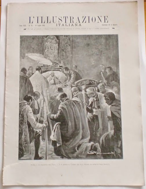 L'illustrazione Italiana - La malattia del Papa - N° 28 - Luglio 1903