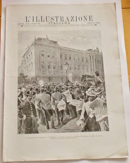 L'illustrazione Italiana - La malattia del Re d'Inghilterra- N° 26 - Giugno 1902