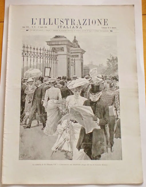 L'illustrazione Italiana - La malattia di Re Edoardo VII - N° 27 - Luglio 1902