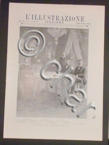 L'illustrazione Italiana - La Missione Boera Salone