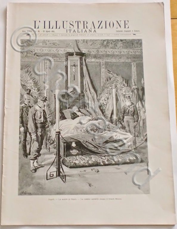 L'illustrazione Italiana - La morte di Crispi - N° 34 …