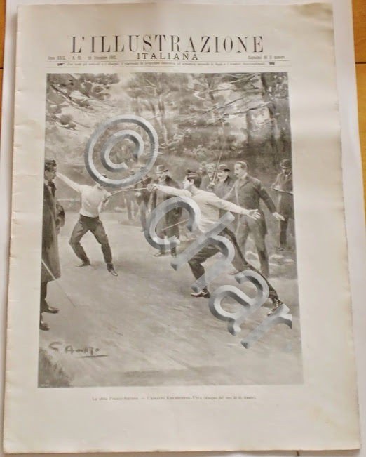 L'illustrazione Italiana - La sfida Franco-Italiana - N° 52 - …