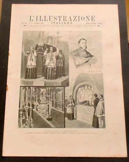 L'illustrazione Italiana - Le ceneri di Cristoforo Colombo - N°7 - Febbraio 1899
