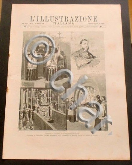 L'illustrazione Italiana - Le ceneri di Cristoforo Colombo - N°7 …