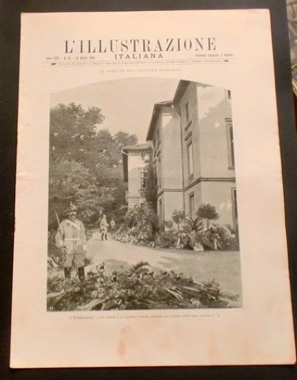 L'illustrazione Italiana - Le Esequie del Principe Bismarck - N°33 - Agosto 1898