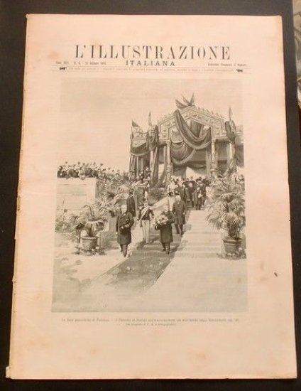 L'illustrazione Italiana - Le feste patriotiche di Palermo - N° 4 - Gennaio 1898