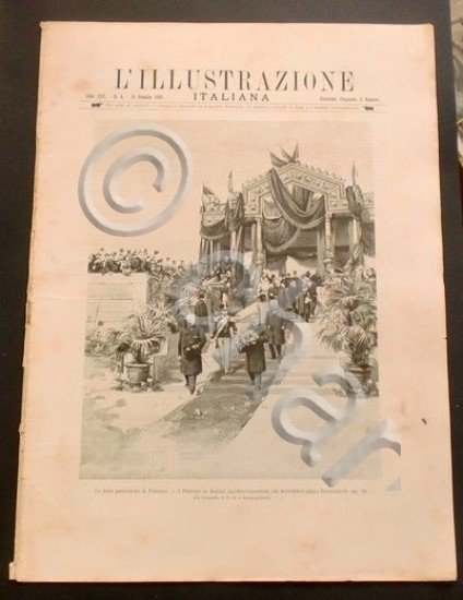 L'illustrazione Italiana - Le feste patriotiche di Palermo - N° …