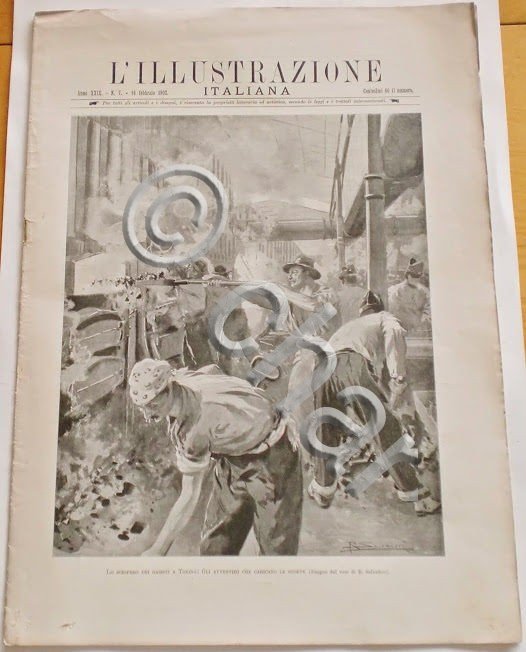 L'illustrazione Italiana - Lo sciopero dei gasisti a Torino- N°7 …