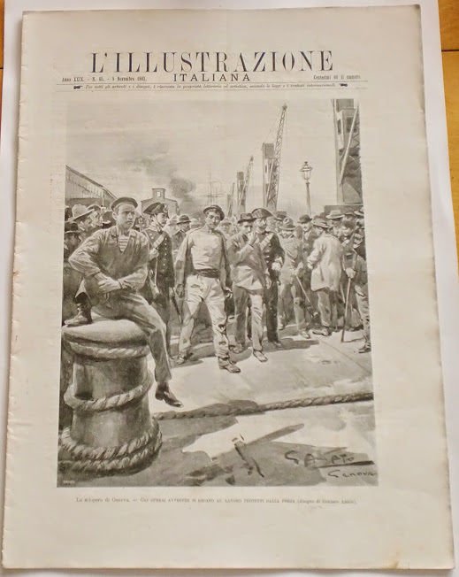 L'illustrazione Italiana - Lo sciopero di Genova - N° 45 - Novembre 1902