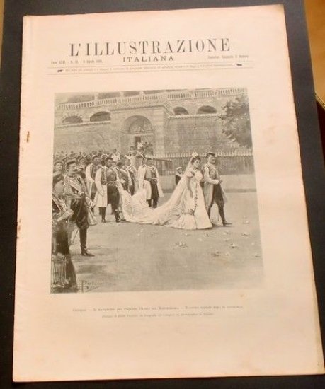 L'illustrazione Italiana - Matrimonio del Principe Danilo - N° 32 - Agosto 1899