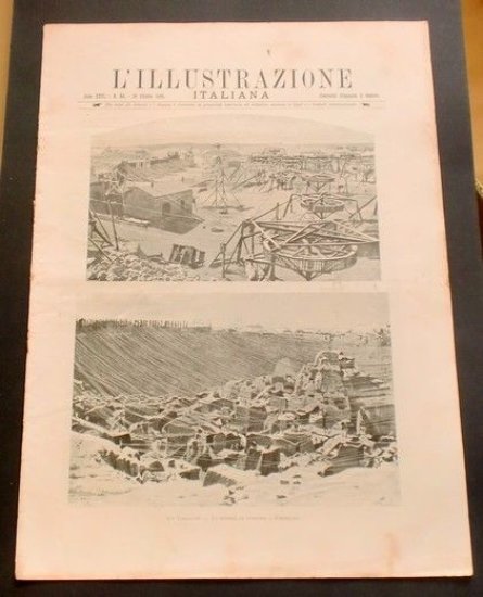 L'illustrazione Italiana - Miniere di diamanti Kimberley - N° 44 - Ottobre 1899