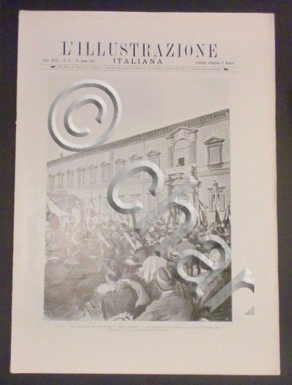 L'illustrazione Italiana - Monumento a Carlo Alberto - N° 12 …