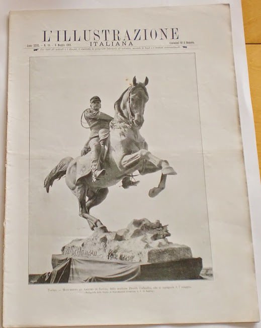 L'illustrazione Italiana - Monumento ad Amedeo di Savoia - N° …