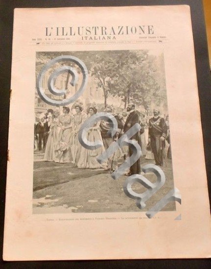 L'illustrazione Italiana - Monumento Vittorio Emanuele - N° 38 - …