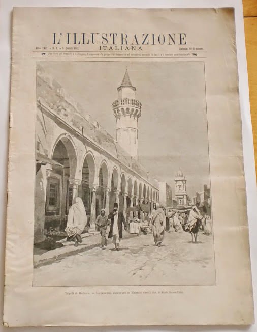L'illustrazione Italiana - Moschea di Mahmud Pascià - N° 1 - Gennaio 1902