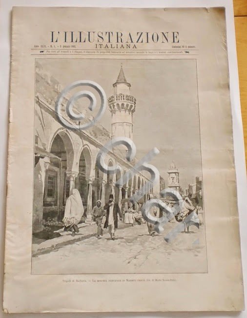 L'illustrazione Italiana - Moschea di Mahmud Pascià - N° 1 …