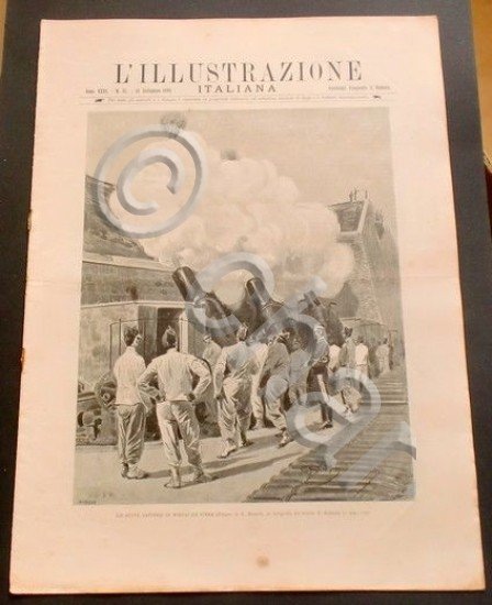 L'illustrazione Italiana - Nuove batterie di mortai - N° 37 …