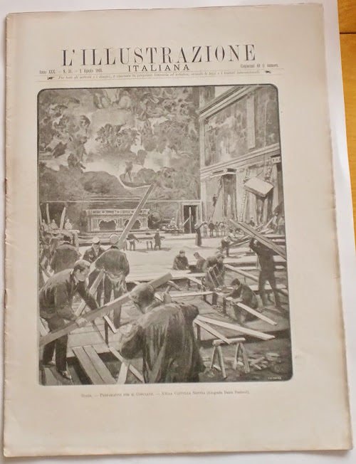 L'illustrazione Italiana - Preparativi per il Conclave - N° 31 - Agosto 1903