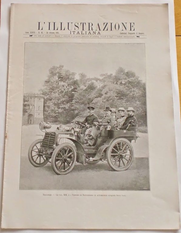 L'illustrazione Italiana - Principi di Battenberg - N° 42 - Ottobre 1901