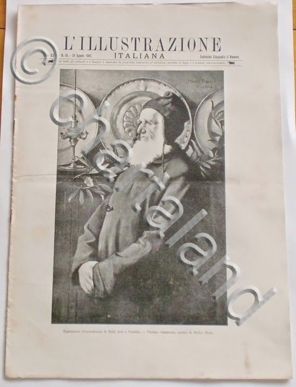 L'illustrazione Italiana - Profilo Veneziano - Belle Arti - N° …