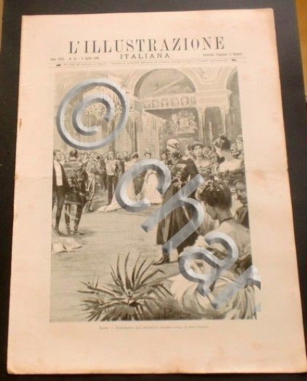 L'illustrazione Italiana - Ricevimento Ambasciata inglese - N° 15 - …