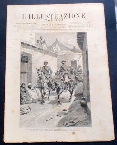 L'illustrazione Italiana - Ricognizione militare ad Adua - N° 3 - Gennaio 1890