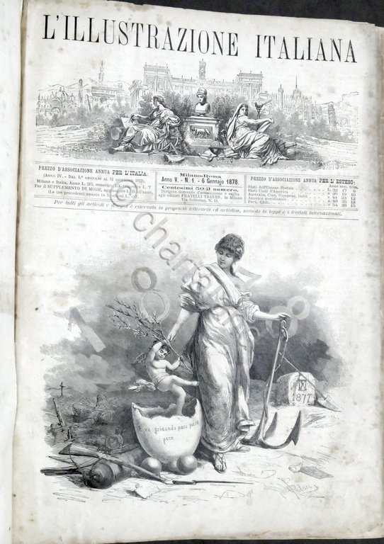 L'Illustrazione Italiana - Rivista settimanale - Anno V completo - …