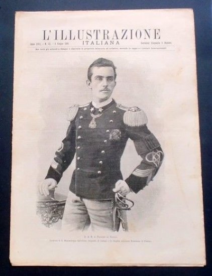L'illustrazione Italiana - S. A. R. Il Principe di Napoli - N° 23 - Giugno 1890