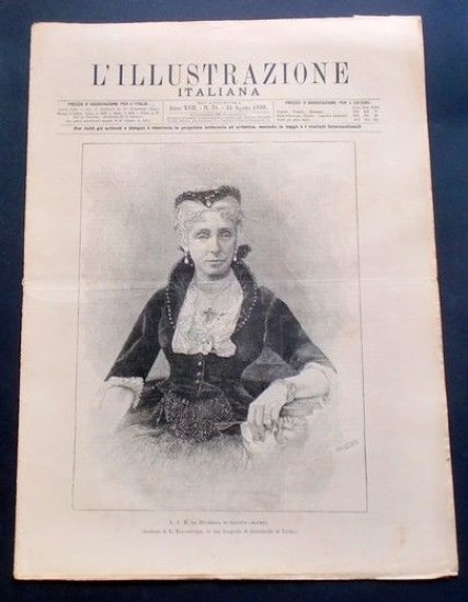 L'illustrazione Italiana - S. A. R. la Duchessa di Genova - N° 34 - Agosto 1890