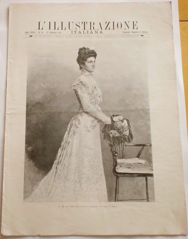 L'illustrazione Italiana - S. M. La Regina Elena - N° 38 - Settembre 1901