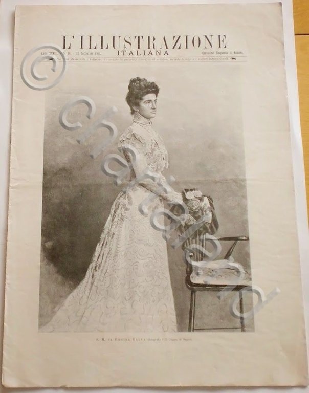 L'illustrazione Italiana - S. M. La Regina Elena - N° …
