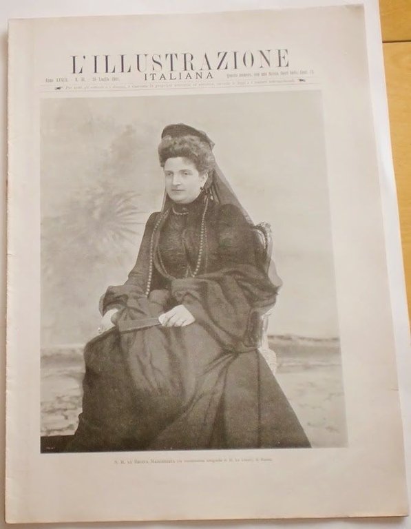 L'illustrazione Italiana - S.M. La Regina Margherita - N° 30 - Luglio 1901