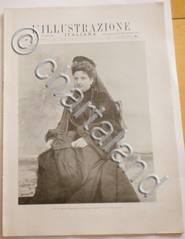 L'illustrazione Italiana - S.M. La Regina Margherita - N° 30 …