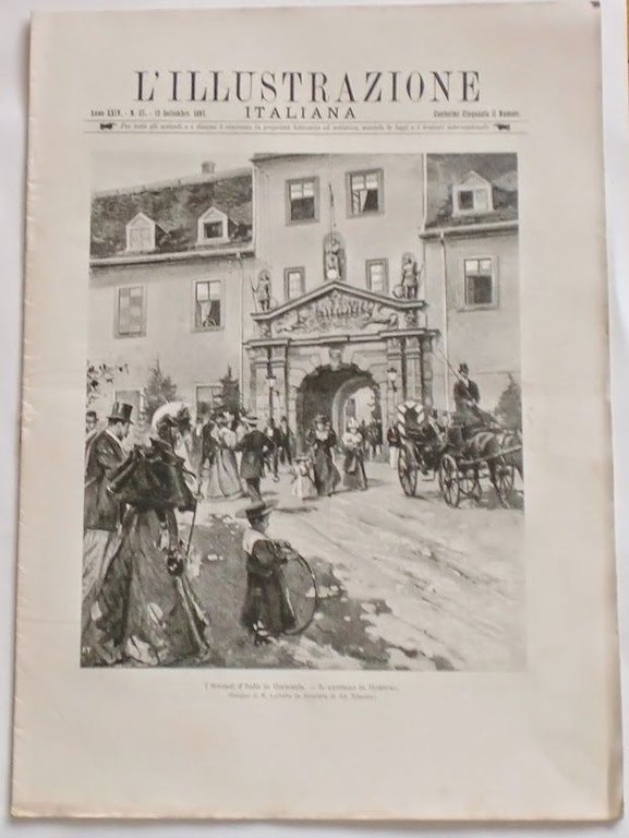 L'illustrazione Italiana - Sovrani d'Italia in Germania - N° 37 - Settembre 1897