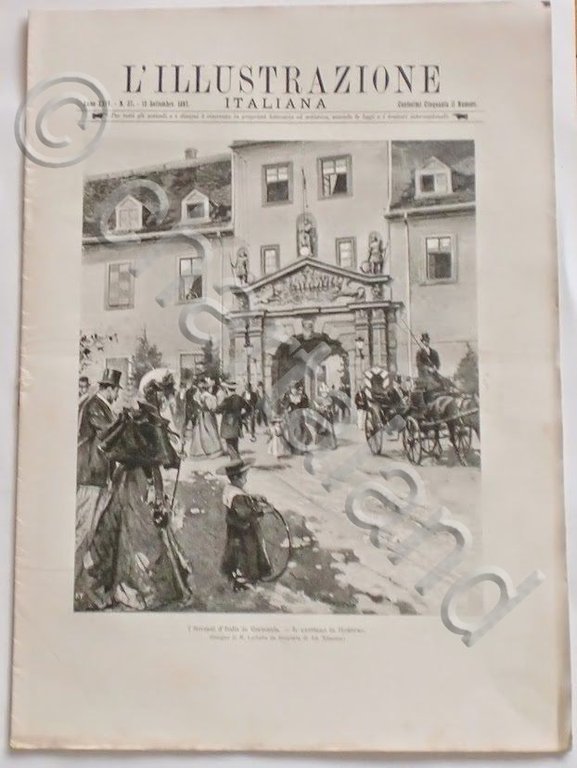 L'illustrazione Italiana - Sovrani d'Italia in Germania - N° 37 …