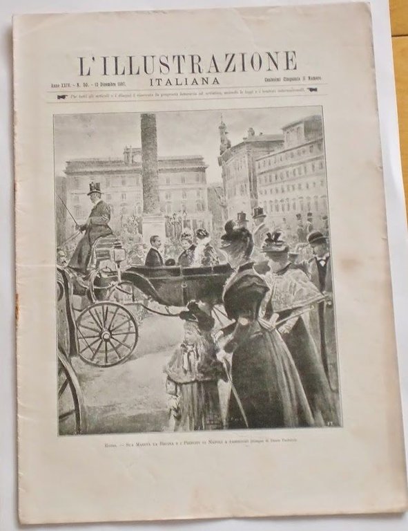 L'illustrazione Italiana - Sua Maestà la Regina - N° 50 - Dicembre 1897