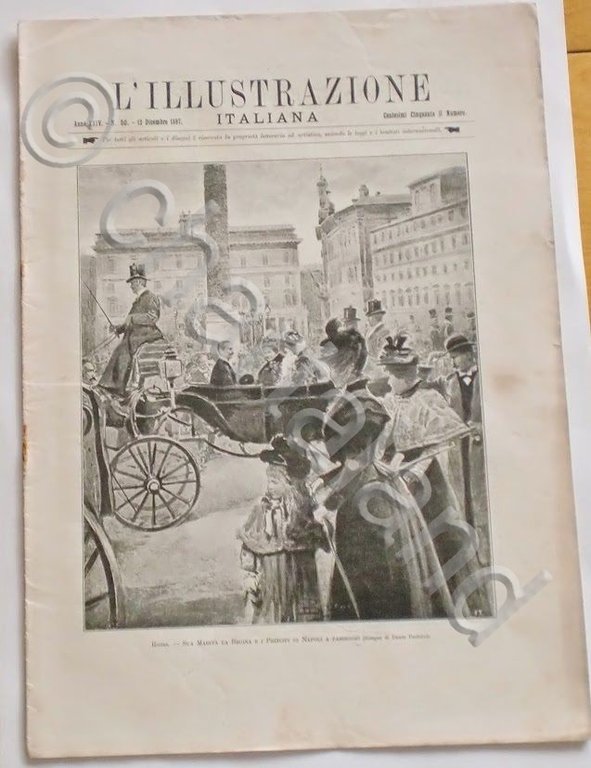 L'illustrazione Italiana - Sua Maestà la Regina - N° 50 …