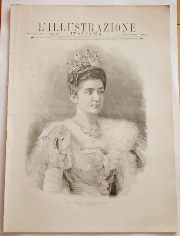 L'illustrazione Italiana - Sua Maestà la Regina Elena - N° 23 - Giugno 1901