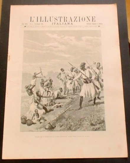 L'illustrazione Italiana - Tigrini si presentano al confine- N° 4 - Gennaio 1899